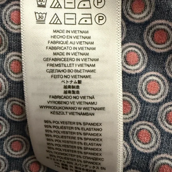 ⭐️ 3/$20 Michael Kors Navy and red sleeveless Wrap Dress-size medium - Picture 2 of 5